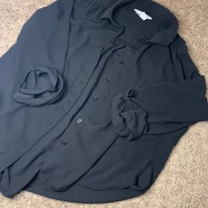 H&M Sheer Button Up